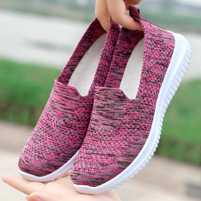 Wholesale Middle-aged and Elderly Women's Plus Size Soft-soled Breathable Shoes
