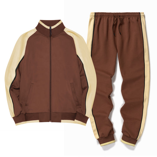 Wholesale Men's Autumn Cardigan Hoodies Jacket Joggers Two-piece Set