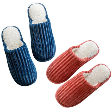 Wholesale Women's/Men's Winter Non-slip Plush Household Warm Slippers