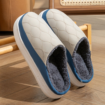 Wholesale Men's Fall Winter Indoor Home Waterproof Anti-slip Slippers 