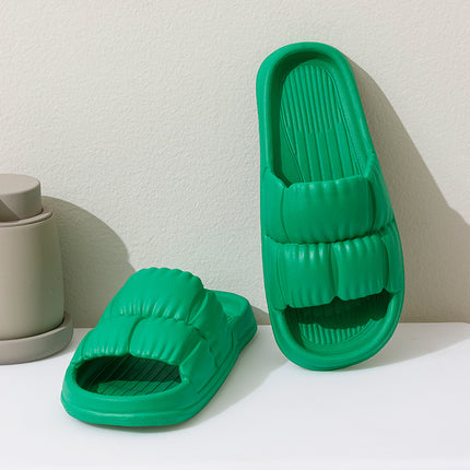 Women's Summer Non-slip Slippers Indoor Home Household Bathroom Bath Thick Sole flip Flops