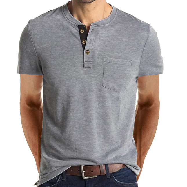 Wholesale Men's Summer Short-sleeved T-shirt T-shirt Crew Neck Top