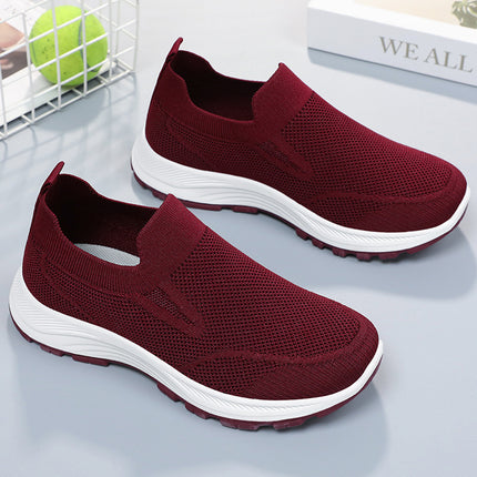 Wholesale Men's Casual Cloth Shoes Walking Shoes for Old Couples 