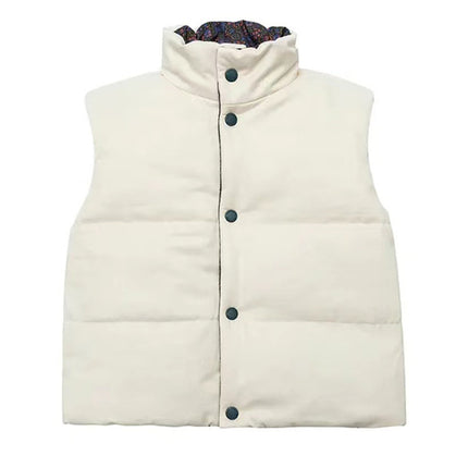 Wholesale Children's Autumn Winter Corduroy Padded Vests Jacket
