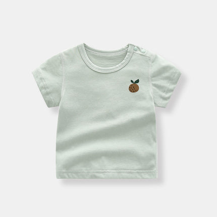 Baby Organic Cotton Summer Short Sleeve Printed T-Shirts