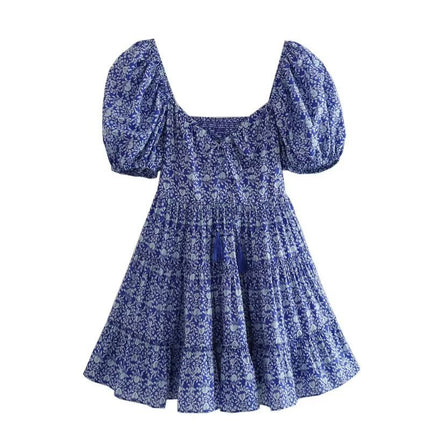 Wholesale Women's Summer Fashion Trend Printed Mini Dress