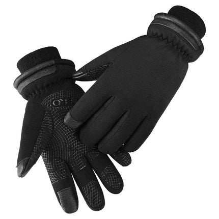Wholesale Winter Sports Cycling Thickened Velvet Waterproof Touch Screen Ski Warm Gloves