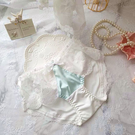Wholesale Cute Embroidered Lace Yummy Briefs for Girls 