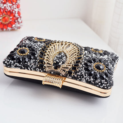 Wholesale Dinner Party Bag Set with Rhinestones Evening Bag 