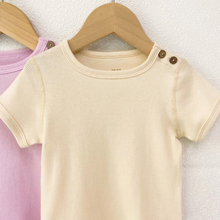 Baby Summer Thin Half Sleeve Top Cotton T-Shirt