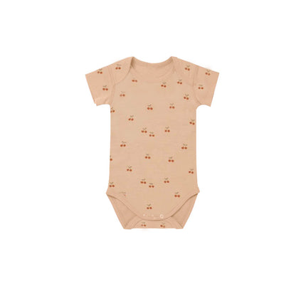 Newborn Baby Summer Bodysuit Cotton Printed Thin Triangle Romper