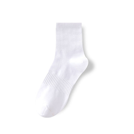 Wholesale Men's Antibacterial Casual Sports Cotton Mid-calf Socks