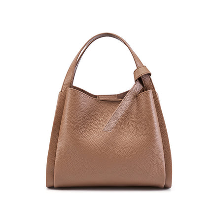 Women's Crossbody Bag Leather Bucket Genuine Leather Handbag 