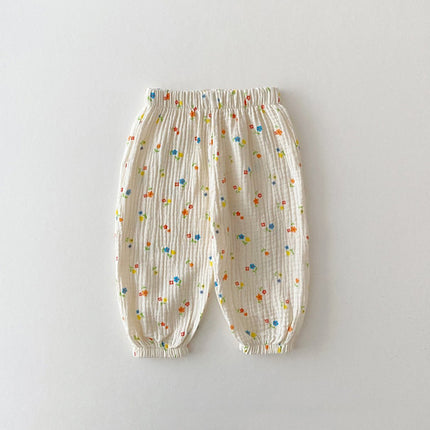 Newborn Baby Summer Cotton Bloomers Cute Thin Pants