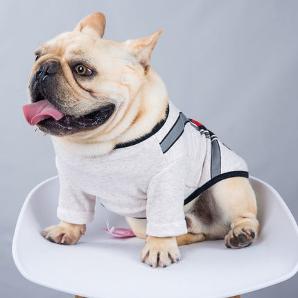 Spring Autumn Pet Dog Hoodies French Bulldog Corgi Fat Dog Plush Warm Printed Clothes