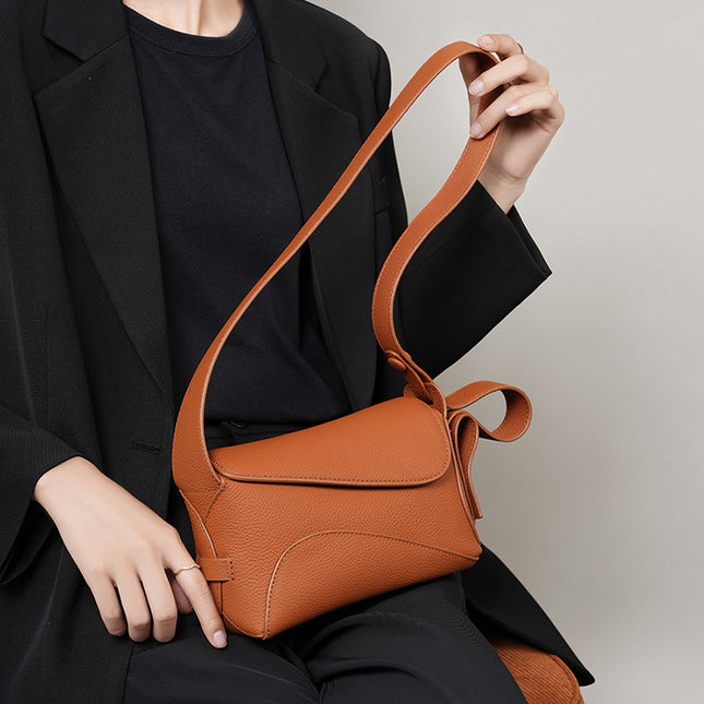 Women's Summer Genuine Leather Large Capacity Bag Shoulder Crossbody Tote Bag 