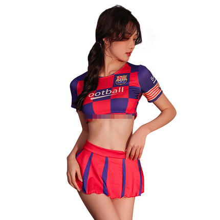 Wholesale Sexy Lingerie Football Baby Sexy Cheerleading Uniform Temptation World Cup Role-playing Sexy Suit