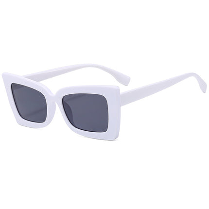 Stylish Square Frame Driving UV Protection Personalized Trendy Street Style Sunglasses 