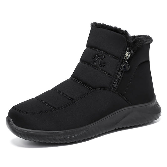 Men's Winter Cotton Shoes Plus Velvet and Thickened High-top Warm Padded Boots 