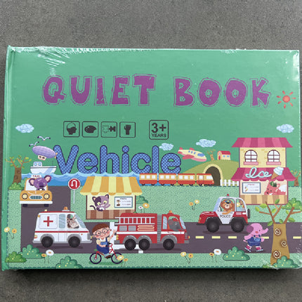 Enlightenment Quiet Paste Book Children's Early Education Material Pack Educational Toy Busy Book