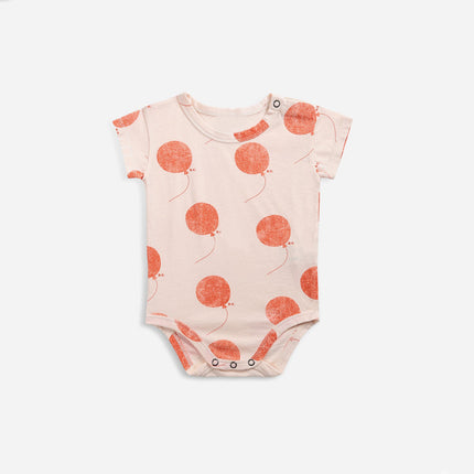 Newborn Baby Short-sleeved Thin Triangle Romper Cotton Bodysuits