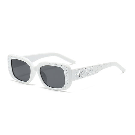 Cat-eye Oval Personality Fashion Sunglasses for Riding and Driving with UV Protection