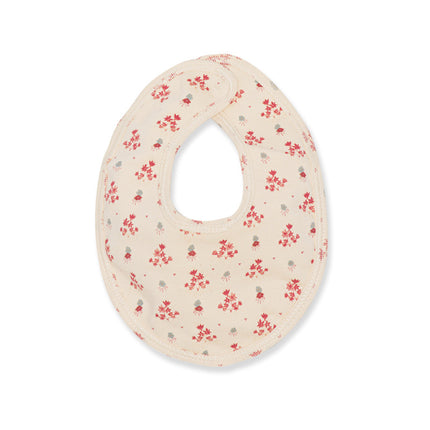 Wholesale Infants Baby Cotton Floral Round Towel Hidden Buckle Bib 3-Pack