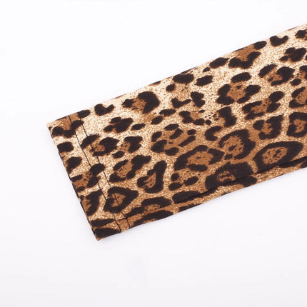 Wholesale Women's Leopard Print Tempting One-piece Hollow Sexy Lingerie