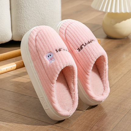 Wholesale Women's Winter Household Warm Non-slip Thick-soled Slippers 