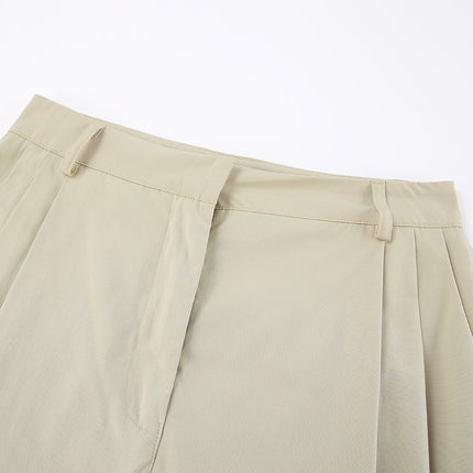 Wholesale Ladies High Waist Wide Leg Pants Trousers Summer Solid Color Casual Suit Pants