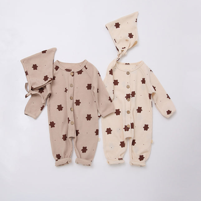 Baby Cute Spring Jumpsuit Printed Baby Romper Babygrow Onesie