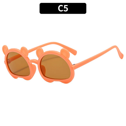 Cute Bear Sun Protection Travel Fashion UV Protection Children Cartoon Sunglasses 