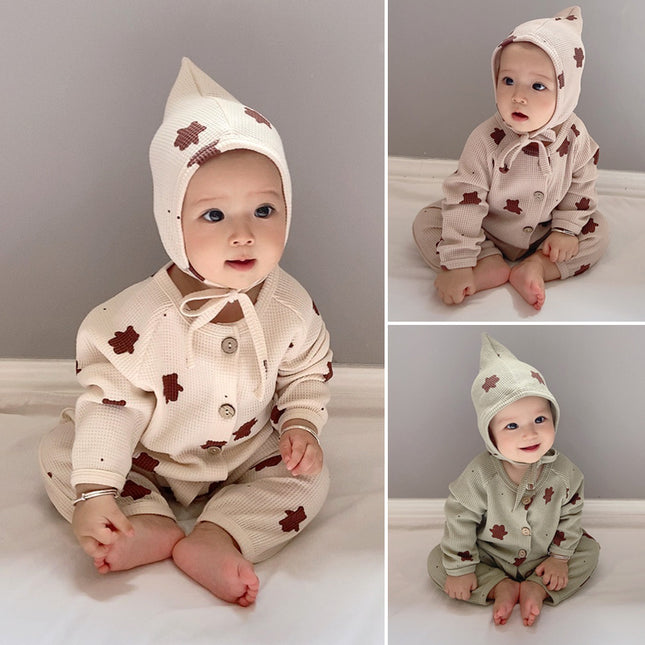 Baby Cute Spring Jumpsuit Printed Baby Romper Babygrow Onesie