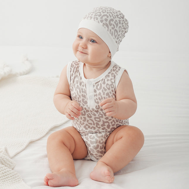 Newborn Bamboo Fiber Triangle Jumpsuit Infants Thin Sleeveless Bodysuits