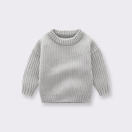 Wholesale Baby Sweater Baby Boys Girls Autumn Winter Loose Knitted Coat