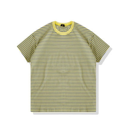 Wholesale Kids Summer Striped Loose Tops Boys & Girls Kids Short Sleeve T-Shirts