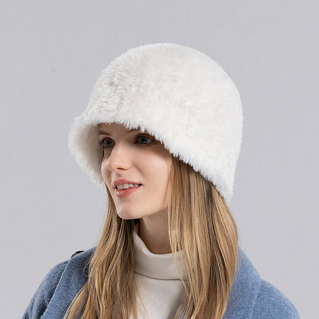 Wholesale Women's Winter Plush Warm Knitted Hat