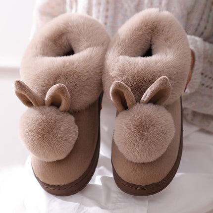 Wholesale Thick-soled Warm Cute Home Slippers for Men and Women 
