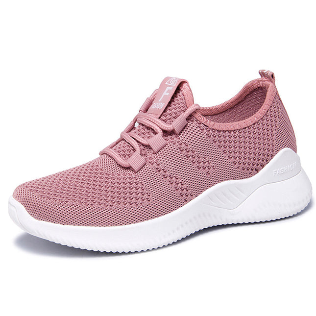 Wholesale Women's Casual Running Shoes Breathable Soft Sole Sneakers