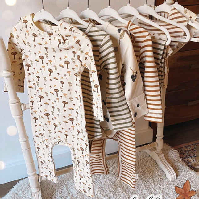 Infant Baby Spring Cotton Cute Print Romper Babygrow Onesies
