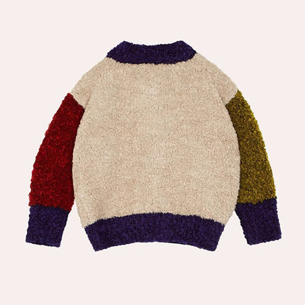 Wholesale Kids Autumn Winter Soft Cardigans Color Sweaters Jackets