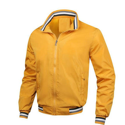 Wholesale Men's Spring and Autumn Casual Stand Collar Jacket