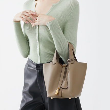 Women's Bucket Bag Handbag Vegetable Basket Trendy Spring High-end Bag 