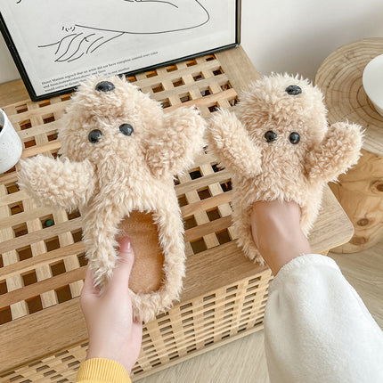Wholesale Women's Winter Indoor Home Cartoon Furry Cute Slippers 