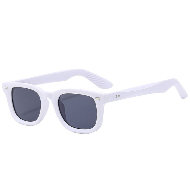 Personalized Trendy Street Photography, Square-shaped Driving Sunglasses with Anti-UV 