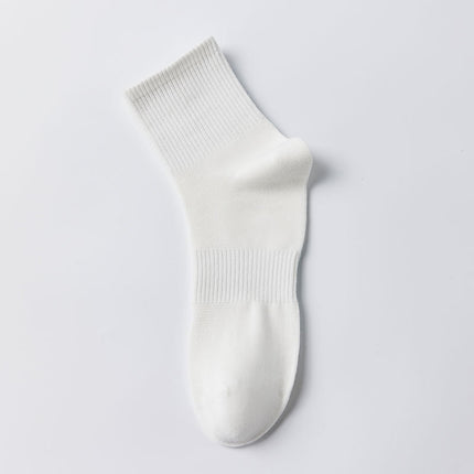 Wholesale Men's Spring and Summer Thin Mid-calf Mesh Breathable Cotton Socks
