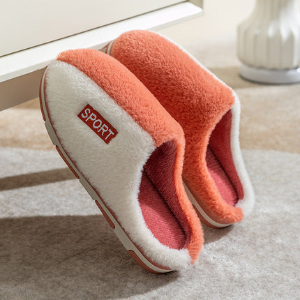 Wholesale Men's Winter Household Non-slip Warm Thick-soled Plush Slippers