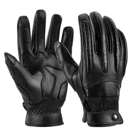 Wholesale Harley Motorcycle Riding Gloves Genuine Leather Touch Screen Anti-fall Gloves