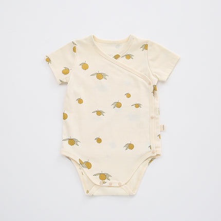 Infant Short-sleeved Onesie Newborn Baby Triangle Romper Bodysuit