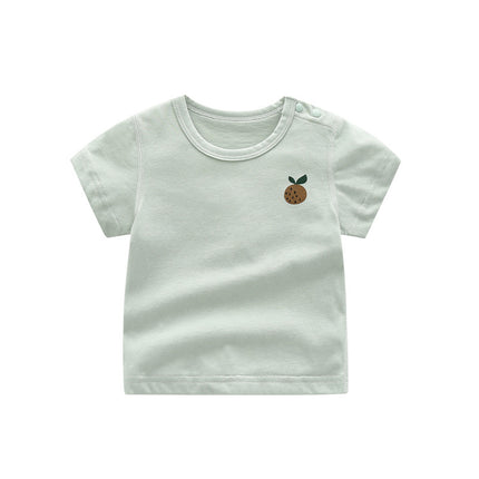 Baby Organic Cotton Summer Short Sleeve Printed T-Shirts